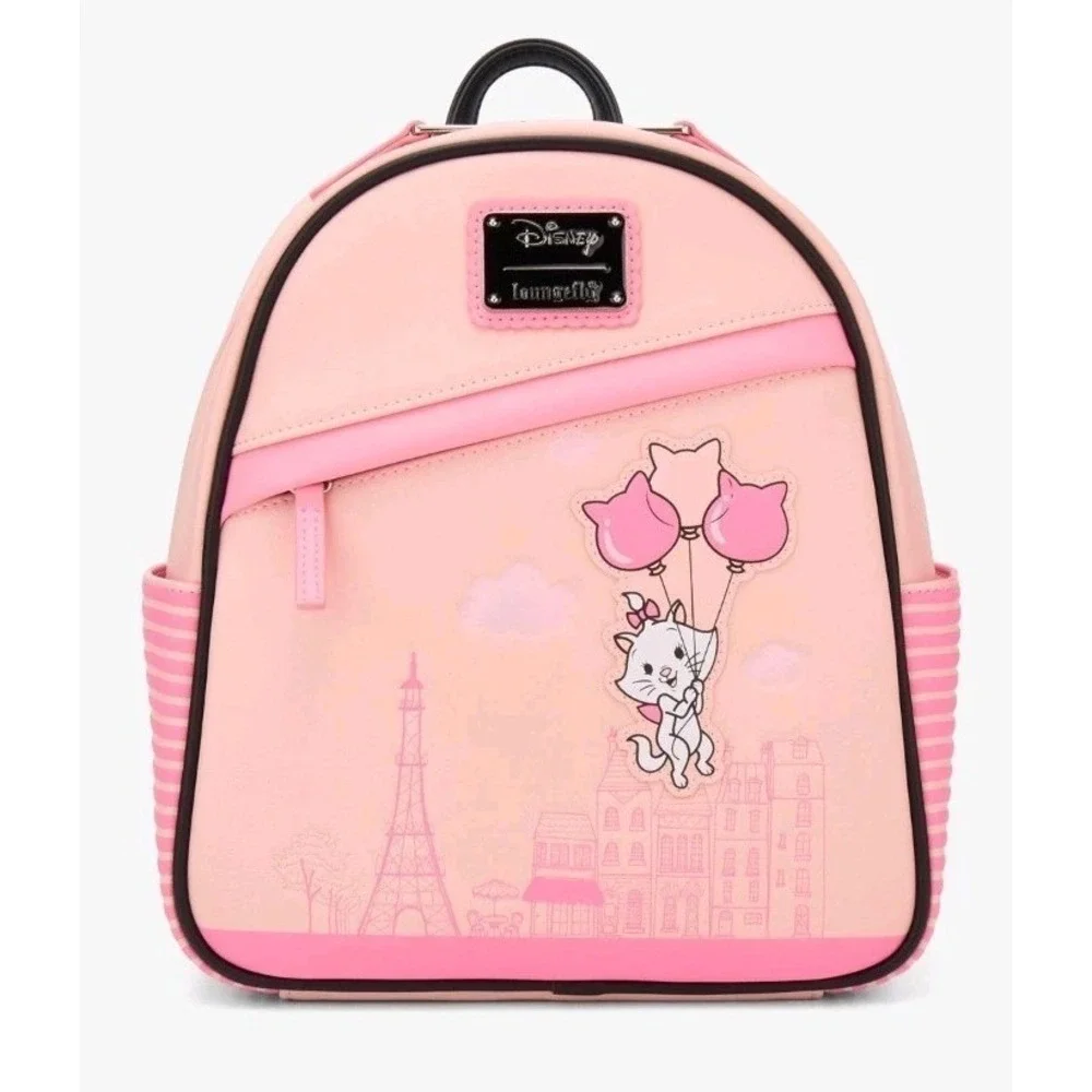 NWT‎ Exclusive Disney The Aristocats Marie Balloons Paris Mini Pink Backpack!